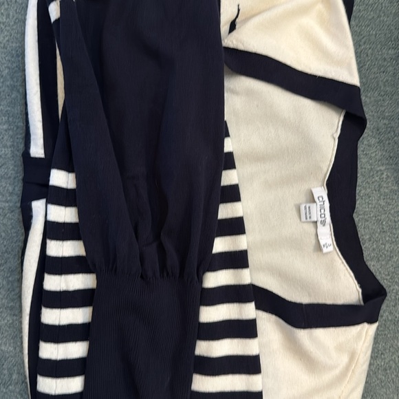 Chico’s Mixed Stripe Cardigan size XL ( Chico’s size 3) - Picture 4 of 8
